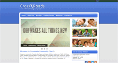 Desktop Screenshot of crossroads-community-church.org